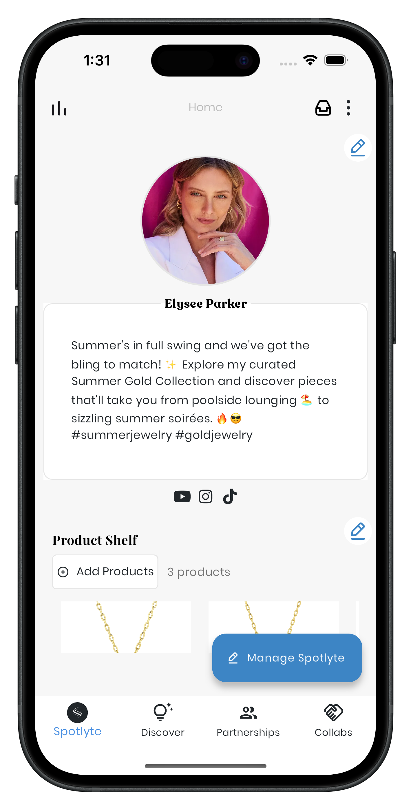 Spotlytes App Screenshot